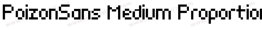 PoizonSans Medium ProportionalRot字体转换